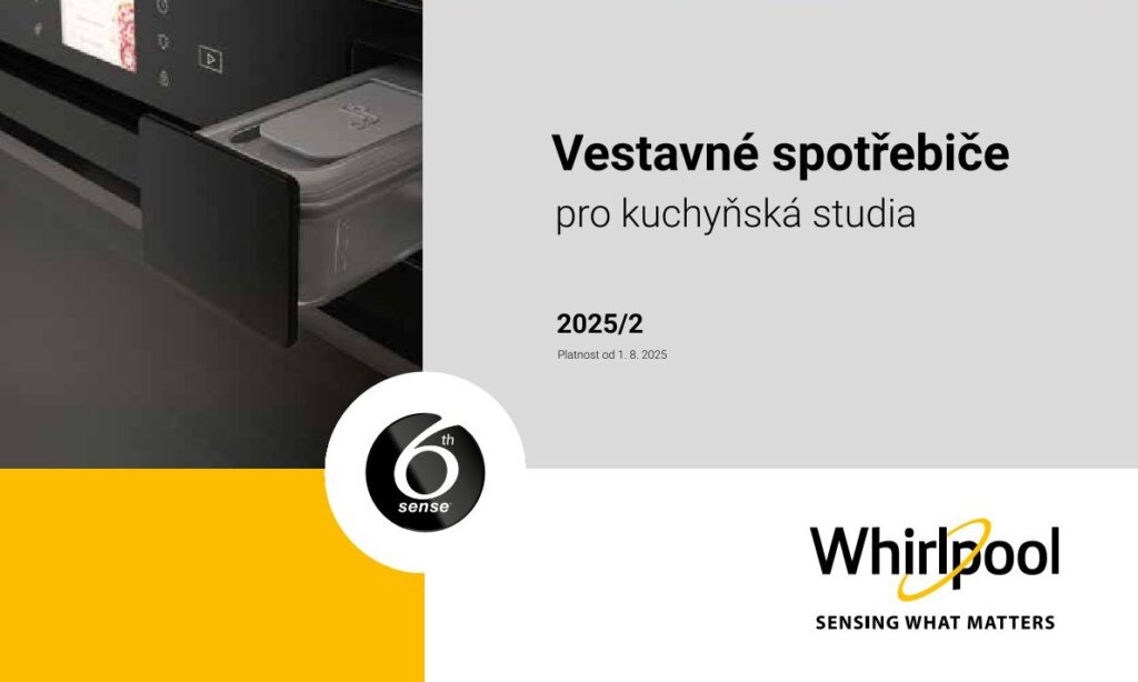 Whirlpool katalog vestavných spotřebičů 2025